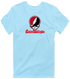 Eastern Washington Stealie Premium Unisex T-Shirt — Design: Eastern Washington University — Light Blue