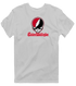 Eastern Washington Stealie Premium Unisex T-Shirt — Design: Eastern Washington University — Sport Grey