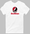 Eastern Washington Stealie Premium Unisex T-Shirt — Design: Eastern Washington University — White