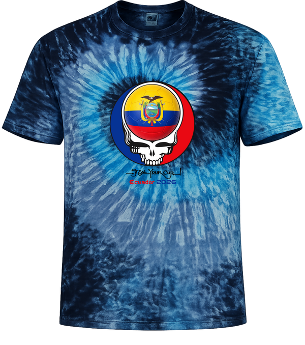 Ecuador FIFA World Cup Stealie Tie-Dye T-Shirt