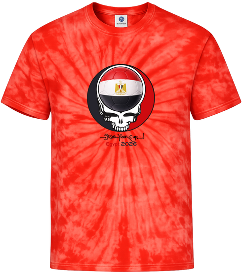 Egypt FIFA World Cup Stealie Tie-Dye T-Shirt