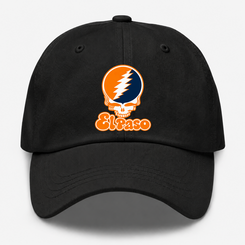 El Paso Stealie Premium Unisex Dad Hat — Design: Texas at El Paso The University of — Black