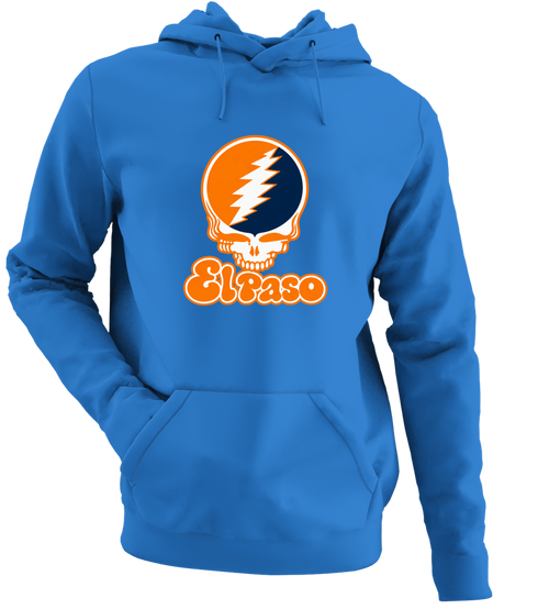 El Paso Stealie Premium Unisex Hoodie — Design: Texas at El Paso The University of — Heather Royal