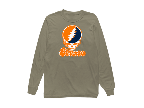 El Paso Stealie Premium Unisex Long-Sleeve — Design: Texas at El Paso The University of — Sandstone