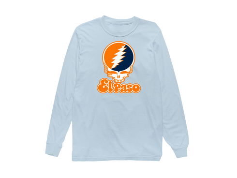 El Paso Stealie Premium Unisex Long-Sleeve — Design: Texas at El Paso The University of — Chambray