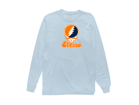 El Paso Stealie Premium Unisex Long-Sleeve — Design: Texas at El Paso The University of — Chambray