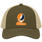 El Paso Stealie Premium Unisex Trucker Cap — Design: Texas at El Paso The University of — Moss/Khaki