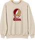 Elon Stealie Premium Unisex Crewneck — Design: Elon University — Sand