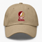 Elon Stealie Premium Unisex Dad Hat — Design: Elon University — Khaki