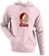 Elon Stealie Premium Unisex Hoodie — Design: Elon University — Light Pink