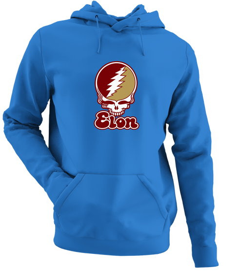 Elon Stealie Premium Unisex Hoodie — Design: Elon University — Heather Royal