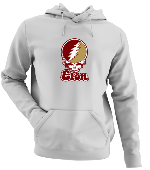 Elon Stealie Premium Unisex Hoodie — Design: Elon University — Sport Grey