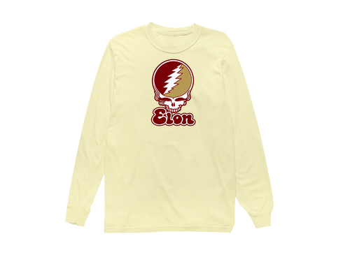 Elon Stealie Premium Unisex Long-Sleeve — Design: Elon University — Butter