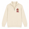 Elon Stealie Premium Unisex Quarter-Zip — Design: Elon University — Sand