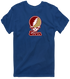Elon Stealie Premium Unisex T-Shirt — Design: Elon University — Navy