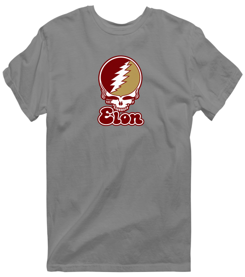 Elon Stealie Premium Unisex T-Shirt — Design: Elon University — Dark Heather