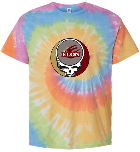 Elon University Stealie Tie-Dye T-Shirt