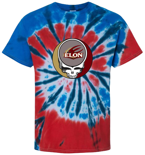 Elon University Stealie Tie-Dye T-Shirt