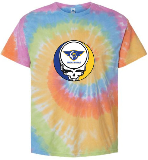 Embry Riddle Stealie Tie-Dye T-Shirt