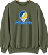Embry-Riddle Stealie Premium Unisex Crewneck — Design: Embry-Riddle — Military Green