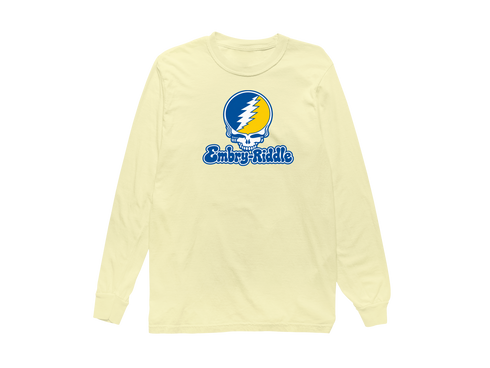 Embry-Riddle Stealie Premium Unisex Long-Sleeve — Butter