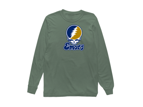 Emory Stealie Premium Unisex Long-Sleeve — Design: Emory University — Light Green