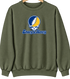 Emory & Henry Stealie Premium Unisex Crewneck — Design: Emory & Henry — Military Green