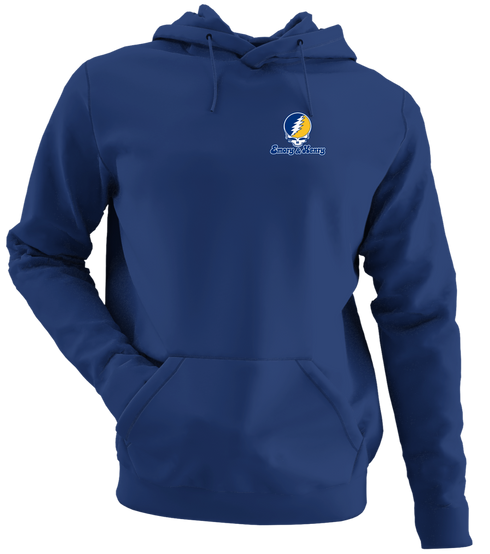 Emory & Henry Stealie Premium Unisex Hoodie — Design: Emory & Henry — Navy