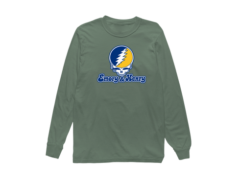 Emory & Henry Stealie Premium Unisex Long-Sleeve — Design: Emory & Henry — Light Green