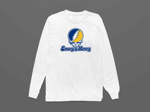 Emory & Henry Stealie Premium Unisex Long-Sleeve — Design: Emory & Henry — White