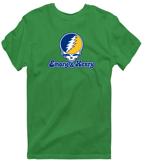 Emory & Henry Stealie Premium Unisex T-Shirt — Design: Emory & Henry — Irish Green