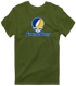 Emory & Henry Stealie Premium Unisex T-Shirt — Design: Emory & Henry — Military Green