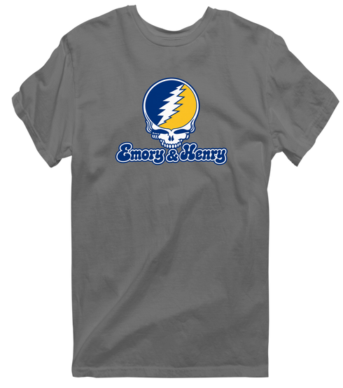 Emory & Henry Stealie Premium Unisex T-Shirt — Design: Emory & Henry — Charcoal