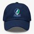 Endicott Stealie Premium Unisex Dad Hat — Design: Endicott College — Navy