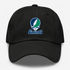 Endicott Stealie Premium Unisex Dad Hat — Design: Endicott College — Black