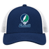 Endicott Stealie Premium Unisex Trucker Cap — Design: Endicott College — Navy/White