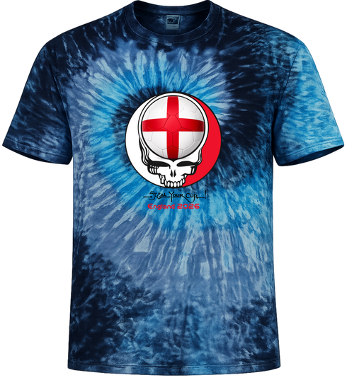 England FIFA World Cup Stealie Tie-Dye T-Shirt