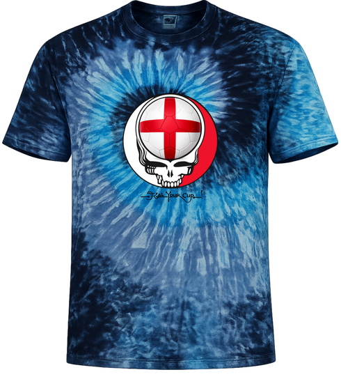 England FIFA World Cup Stealie Tie-Dye T-Shirt