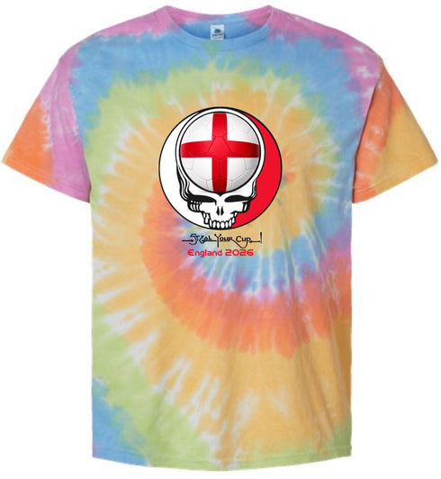 England FIFA World Cup Stealie Tie-Dye T-Shirt