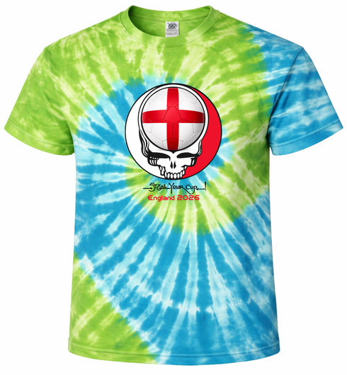 England FIFA World Cup Stealie Tie-Dye T-Shirt