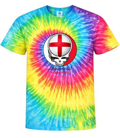 England FIFA World Cup Stealie Tie-Dye T-Shirt