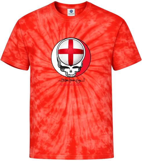England FIFA World Cup Stealie Tie-Dye T-Shirt
