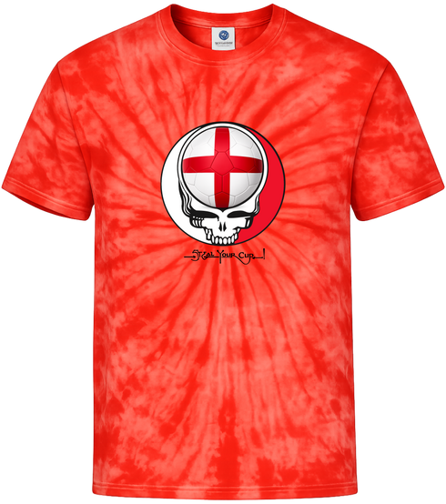 England FIFA World Cup Stealie Tie-Dye T-Shirt