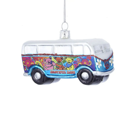 Grateful Dead - Grateful Dead Bus Glass Ornament - StealieShop