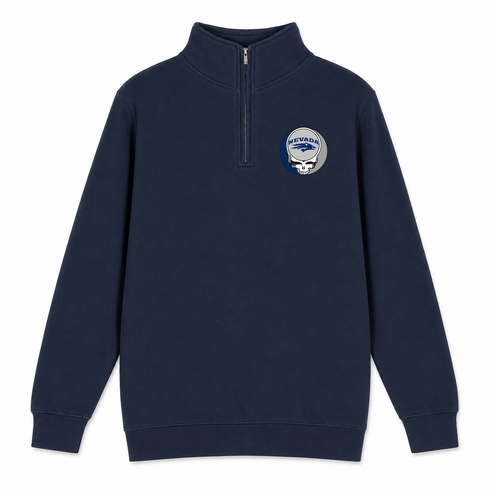 Nevada - Premium Grateful Dead Quarter-Zip Pullover - Navy - 3