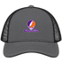 Evansville Stealie Premium Unisex Trucker Cap — Design: Evansville University of — Charcoal/Black