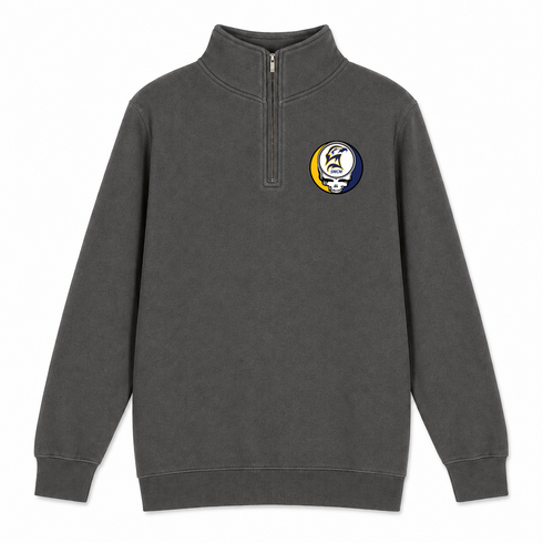Saint Mary_S Maryland - Premium Grateful Dead Quarter-Zip Pullover - Charcoal - 5
