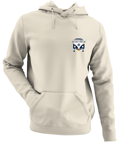 Jerry and The Bear - Life is dead.® Yankees Bus - Premium Grateful Dead Left Chest Hoodie - Sand