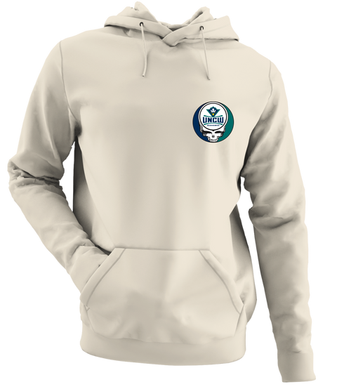 UNC Wilmington - Premium Grateful Dead Left Chest Hoodie - Sand