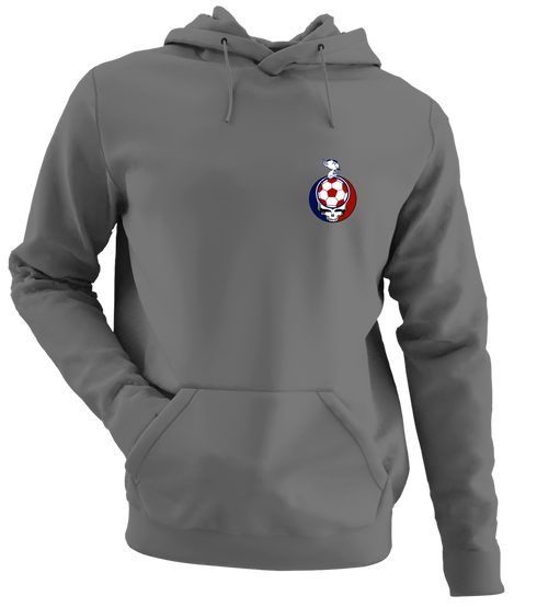 Depaul Billy Blue - Premium Grateful Dead Left Chest Hoodie - Charcoal